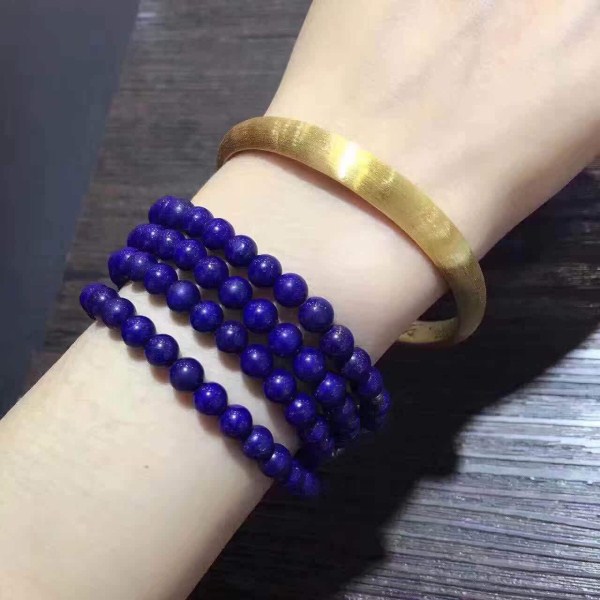 3D硬金 黄金六字真言莲花手镯 足金999拉丝花朵手环手镯 一件代发